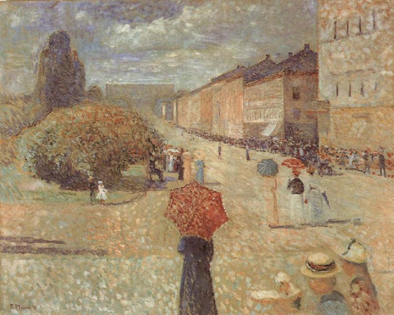 Edvard Munch Spring on Karl Johan